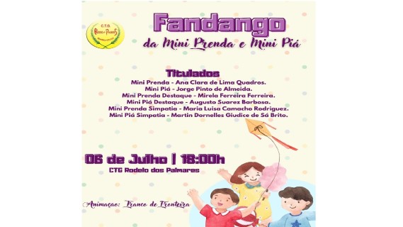 Fandango da Mini Prenda e Mini Piá